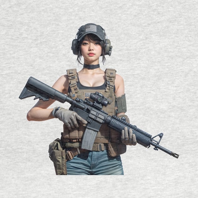 Tactical Girl by Rawlifegraphic